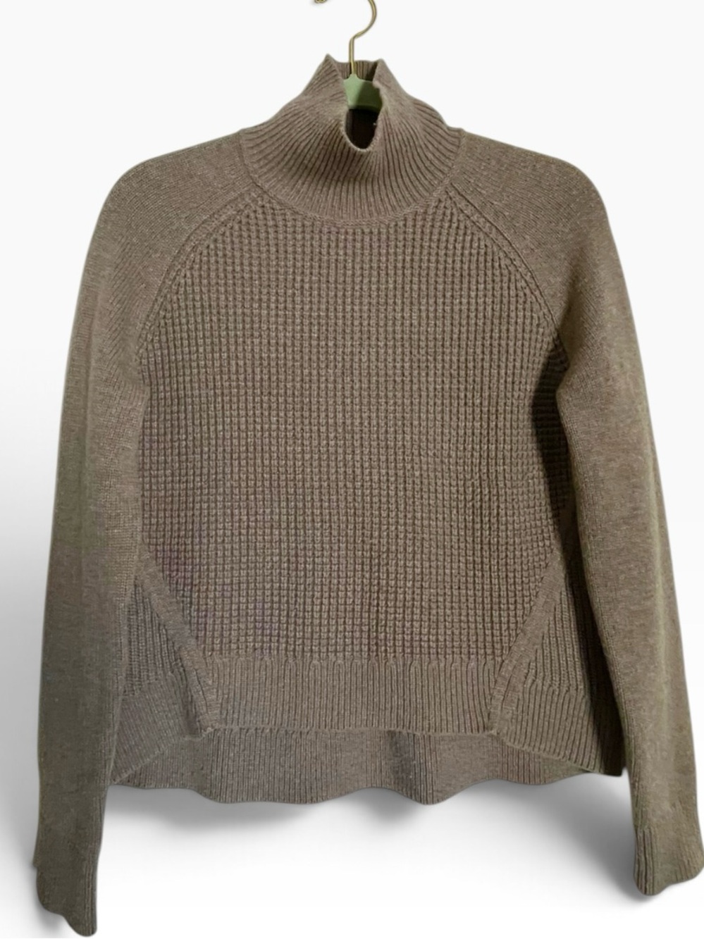 ALL SAINTS Brown Funnel Neck Wool/Alpaca Blend Women’s Sweater Size Medium